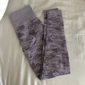 GYMSHARK camo seamless leggings